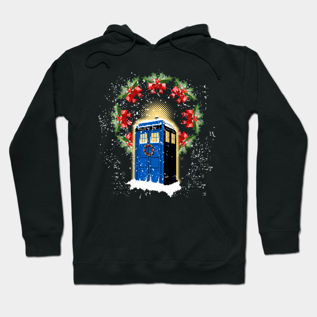 A WARM AND CONFORTABLE TARDIS I N THE SNOWSTORM